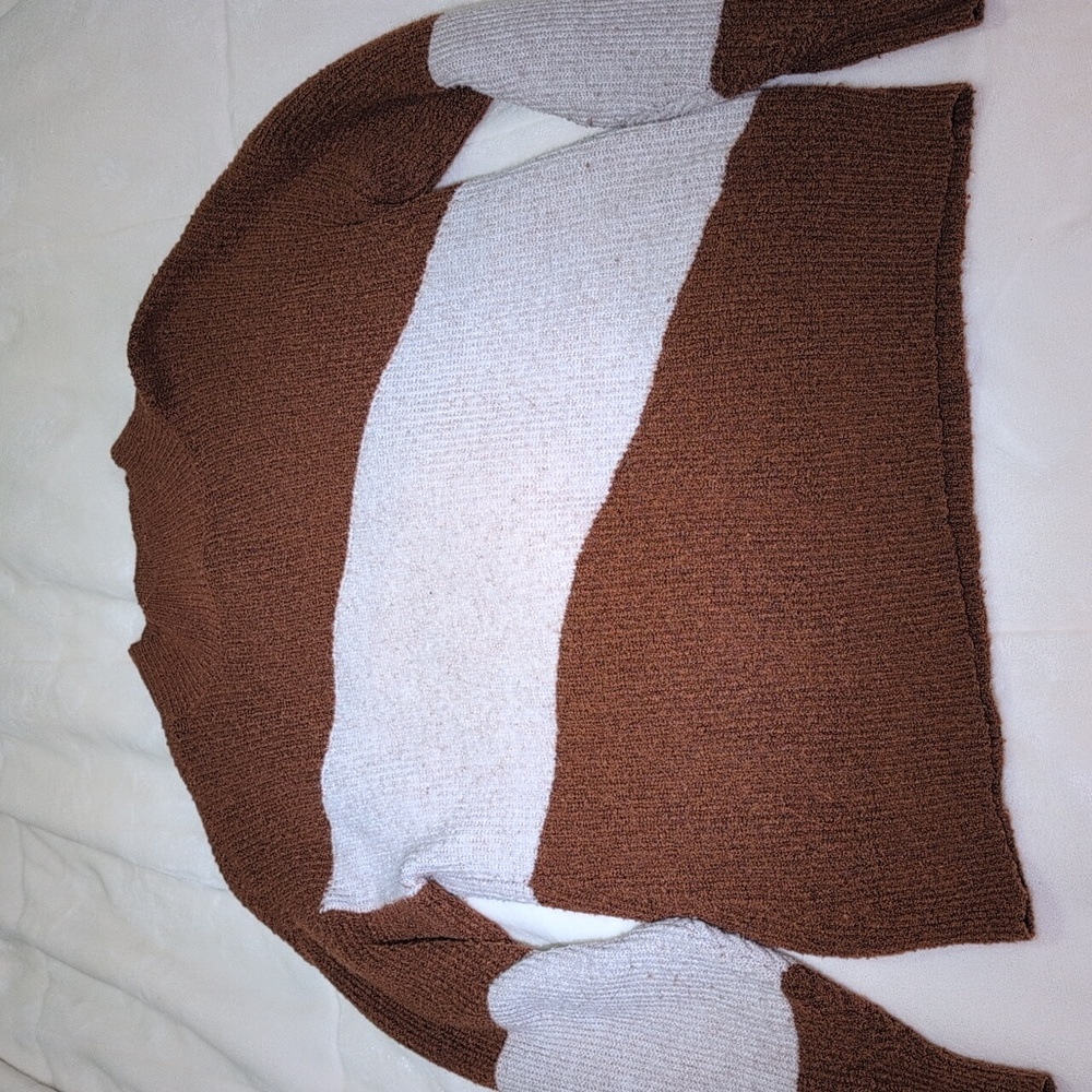 Nine West Oversized Brown Sweater L